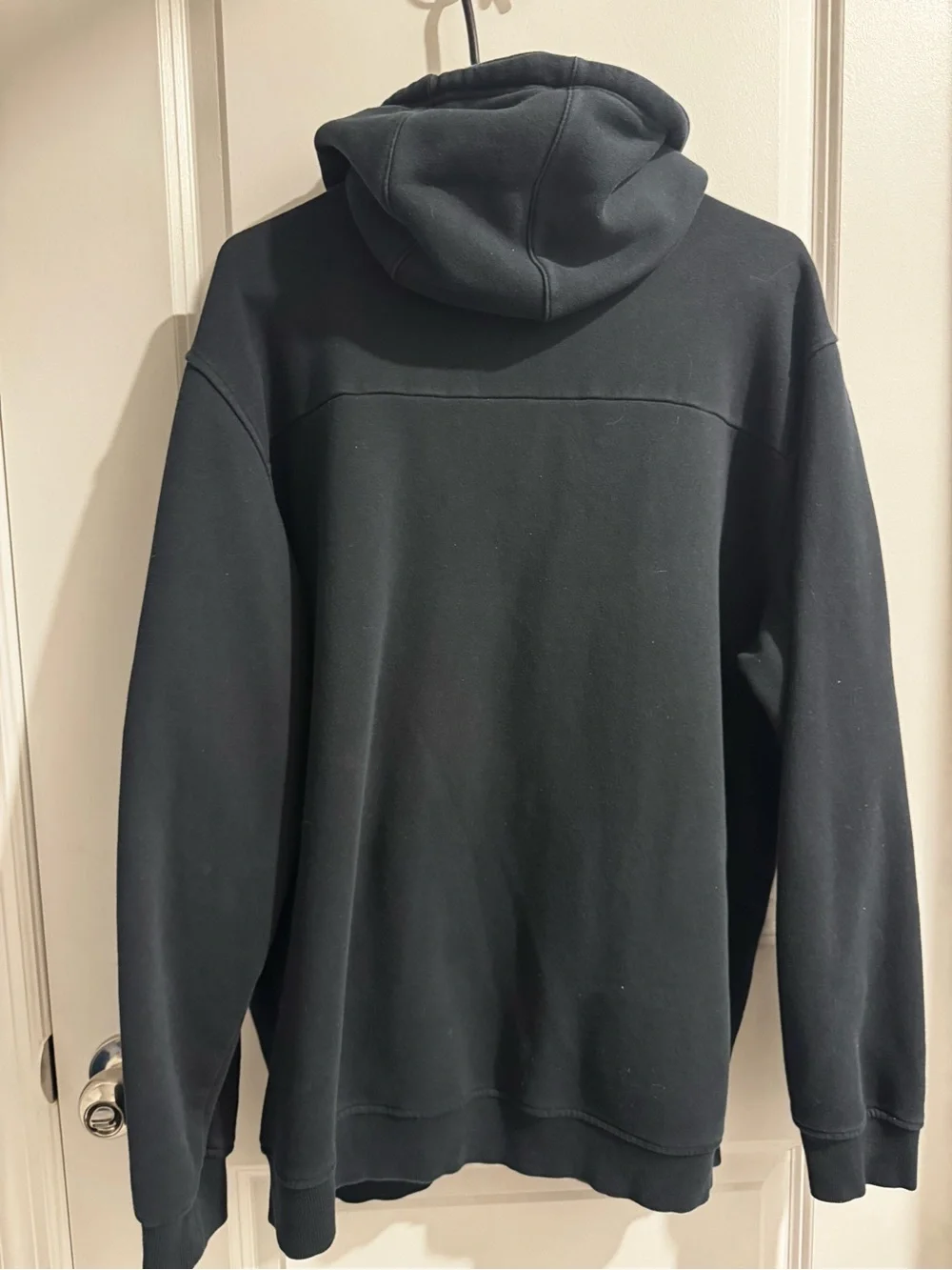 adidas Black Zip-Up Hoodie Jacket with Red Graphic